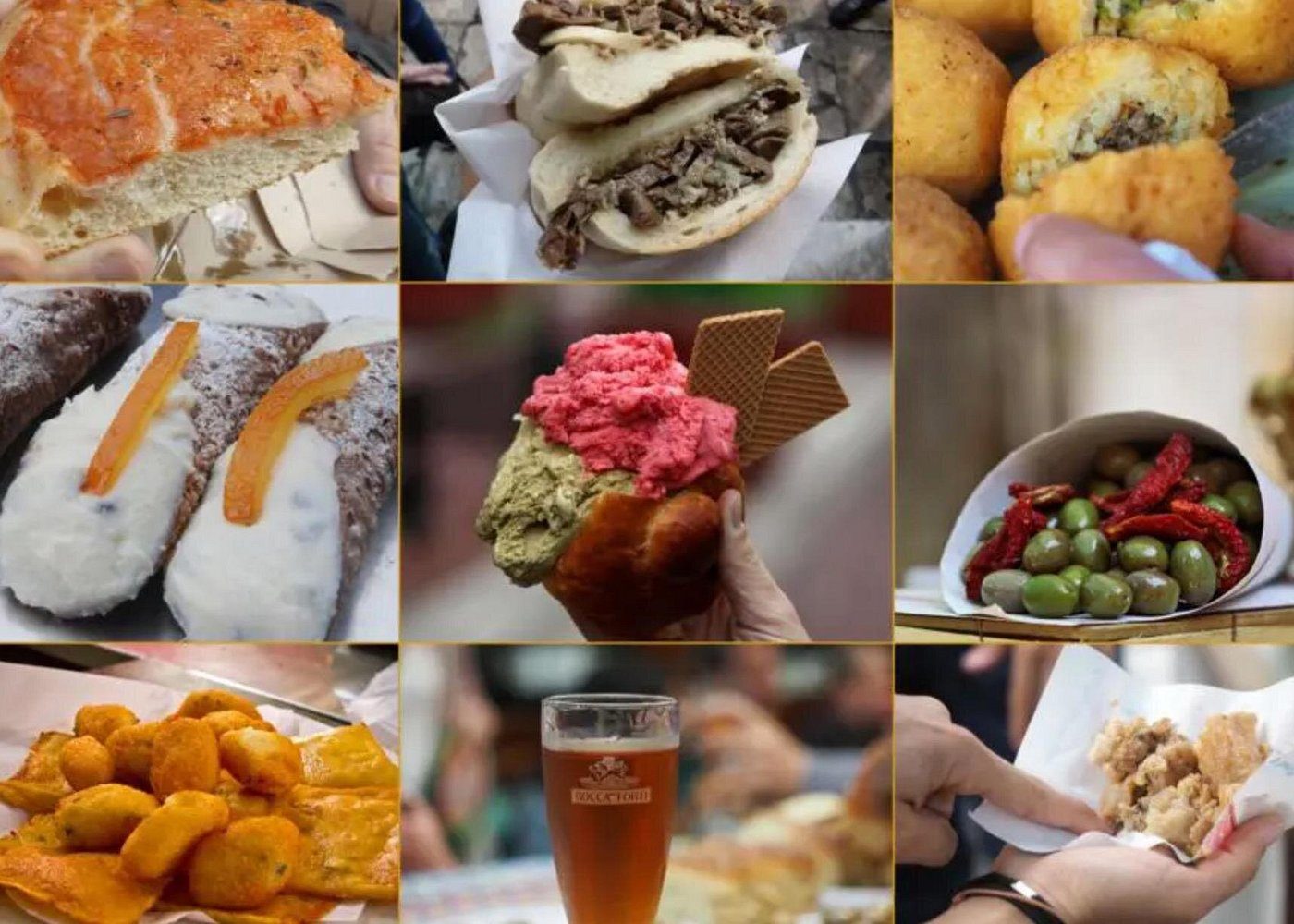 Original Palermo street food and market walking tour with arancini